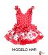 traje de flamenca infantil 2024 bajo pedido - Aires de Feria - Traje de flamenca niña Mar
