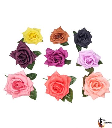 fleurs de flamenco pour cheveux - - Fleur Flamenca Malagueña - 10 cm