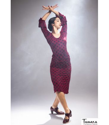 jupes flamenco femme en stock - Falda Flamenca TAMARA Flamenco - Bengala Imprimée - Tricot élastique (En stock)