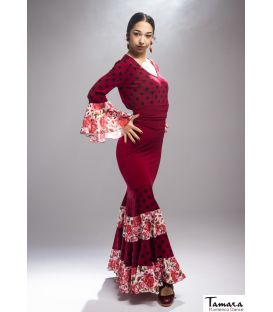 flamenco skirts for woman by order - Falda Flamenca DaveDans - Lava skirt - Elastic knit Printed