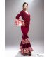 jupes de flamenco femme sur demande - Falda Flamenca DaveDans - Jupe Lava - Tricot élastique Imprime