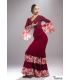 faldas flamencas mujer bajo pedido - Falda Flamenca DaveDans - Falda Lava - Punto elástico Estampado