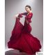 faldas flamencas mujer bajo pedido - Falda Flamenca DaveDans - Falda Cala con fajin - Punto elástico Estampado