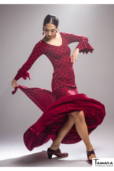 Faldas flamencas MUJER modelo Falda flamenco Cala con fajin - Punto elástico Estampado 