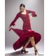 bodycamiseta flamenca mujer bajo pedido - Maillots/Bodys/Camiseta/Top TAMARA Flamenco - Camiseta Agua - Punto elástico Estampado