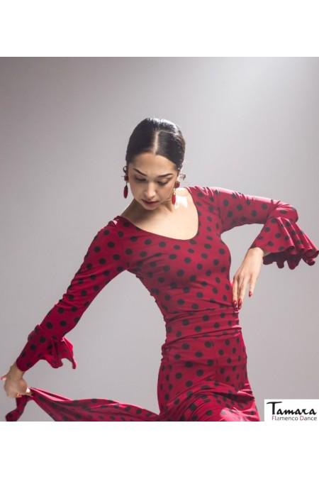 Body/Camiseta flamenca MUJER modelo Camiseta Agua - Punto elástico Estampado Estampado floral colorido