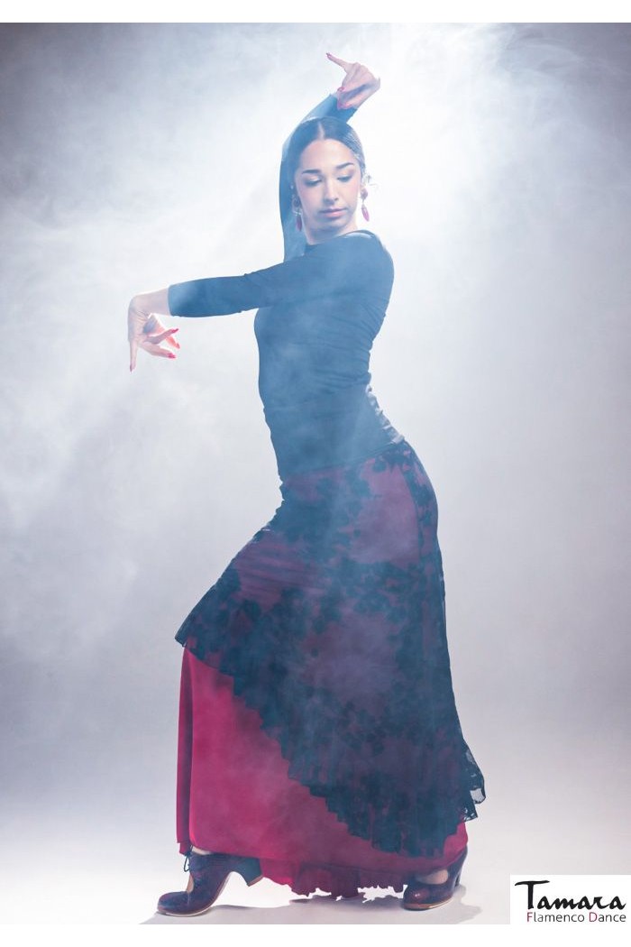  Flamenco skirts WOMAN model Flamenco skirt Sombra overskirt - Tul elástico 