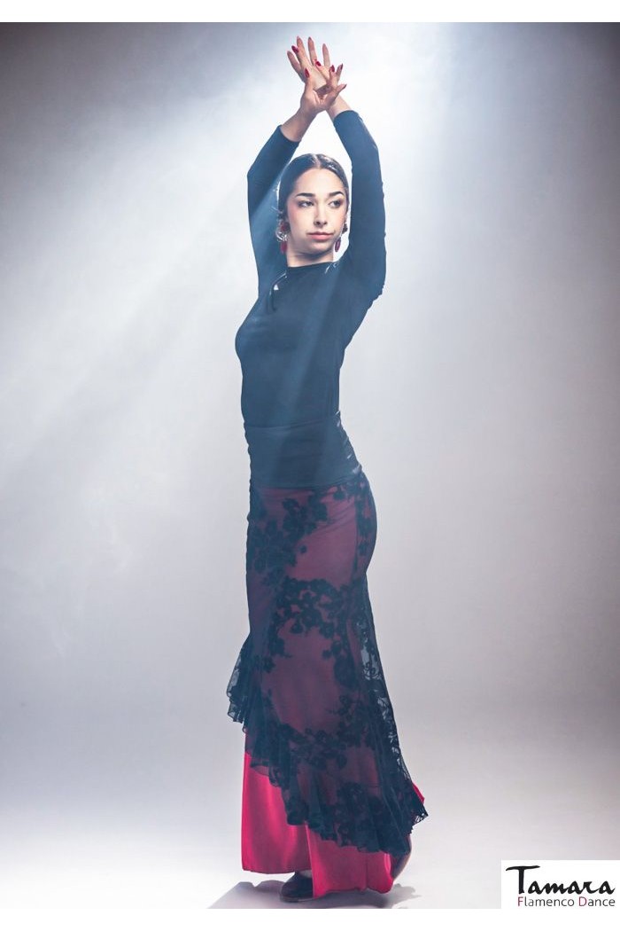  Flamenco skirts WOMAN model Flamenco skirt Sombra overskirt - Tul elástico 