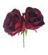 fleurs de flamenco pour cheveux - - Couple de roses flamenca