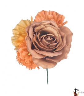 Ramillete flores flamenca - Diseño 15 Mediano