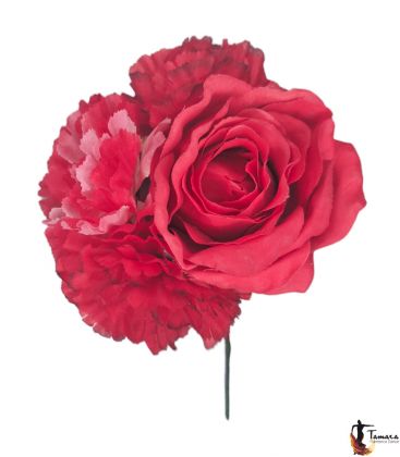 fleurs de flamenco pour cheveux - - Bouquet fleurs Flamenco - Modèle 26