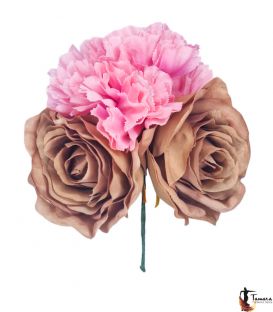 Bouquet fleurs Flamenco - Modèle 19