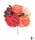 Ramillete flores flamenca - Diseño 30 Grande