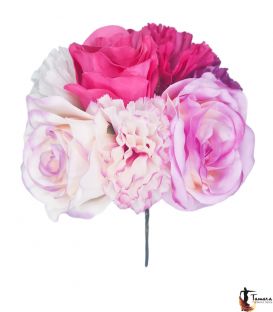 Ramillete flores flamenca - Diseño 32 Grande