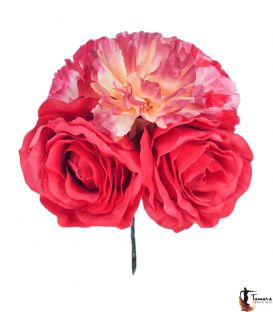 Bouquet fleurs Flamenco - Modèle 34 Grand