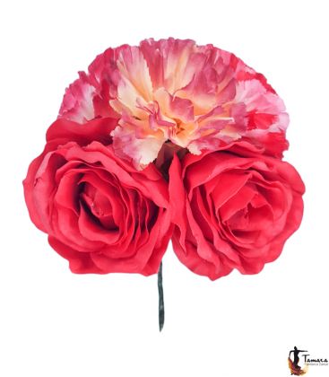 flores de flamenca - - Ramillete flores flamenca - Diseño 34 Grande