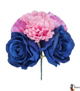 Ramillete flores flamenca - Diseño 36 Grande