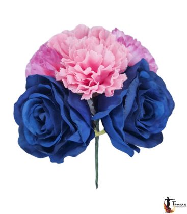 fleurs de flamenco pour cheveux - - Bouquet fleurs Flamenco - Modèle 36 Grand