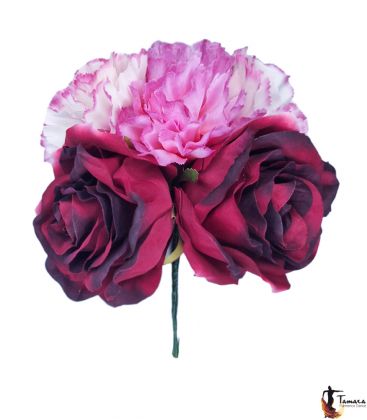 fleurs de flamenco pour cheveux - - Bouquet fleurs Flamenco - Modèle 37 Grand