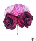 Ramillete flores flamenca - Diseño 37 Grande