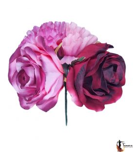 Ramillete flores flamenca - Diseño 38 Grande