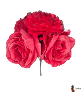 Ramillete flores flamenca - Diseño 26 Grande