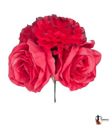 flores de flamenca - - Ramillete flores flamenca - Diseño 40 Grande