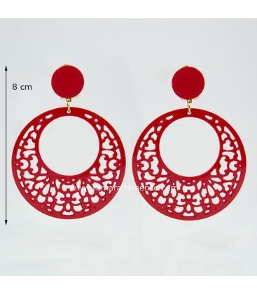 flamenco earrings in stock - - 