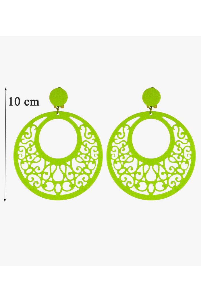  Flamenco earrings model Earrings 10cm Acetate Cardinal