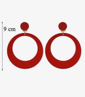 Earrings 9 cm - Acetate - In stock