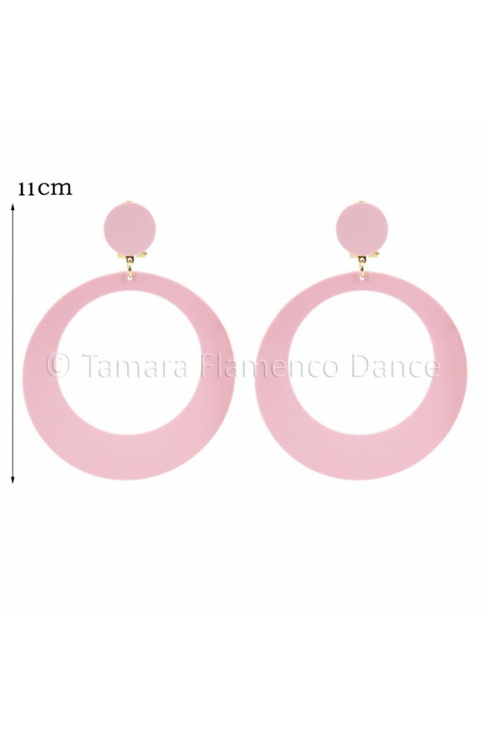  Flamenco earrings model Earrings 11 cm - Acetate Cardinal