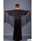 flamenco embroidered shawl by order - - Florencia Shawl - Back Embroidered
