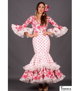 robes flamenco en stock livraison immédiate - Traje de flamenca TAMARA Flamenco - Taille 38 - Linares