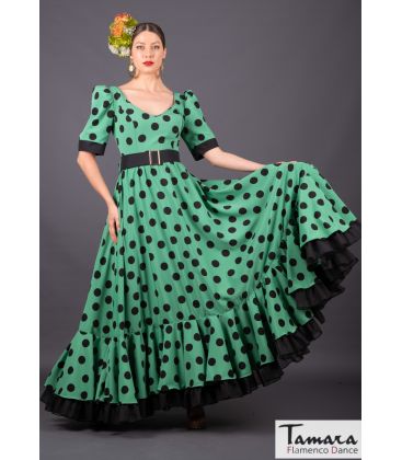 trajes de flamenca en stock envío inmediato - - Talla 42 - Esmeralda