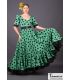 trajes de flamenca en stock envío inmediato - - Talla 42 - Esmeralda