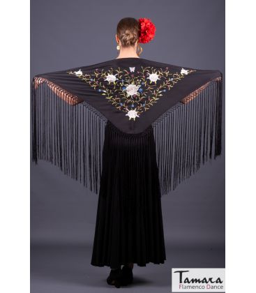 mantoncillo bordado flamenca bajo pedido - - Mantoncillo Florencia - Bordado tonos Tierra