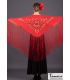 châle brodé flamenco sur demande - - Châle Florencia - Brodé multicoloured