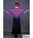 mantoncillo bordado flamenca en stock - - Mantoncillo Florencia - Bordado multicolor (En Stock)