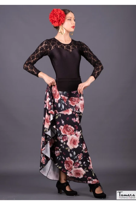  Flamenco skirts WOMAN model Flamenco skirt Cante - Elastic Knited 