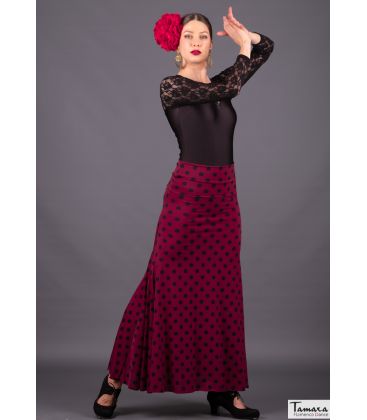 jupes de flamenco femme sur demande - Falda Flamenca TAMARA Flamenco - Jupe Mirella - Tricot élastique imprimé