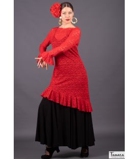 bodycamiseta flamenca mujer bajo pedido - - Sobrecuerpo Cantaora - Encaje