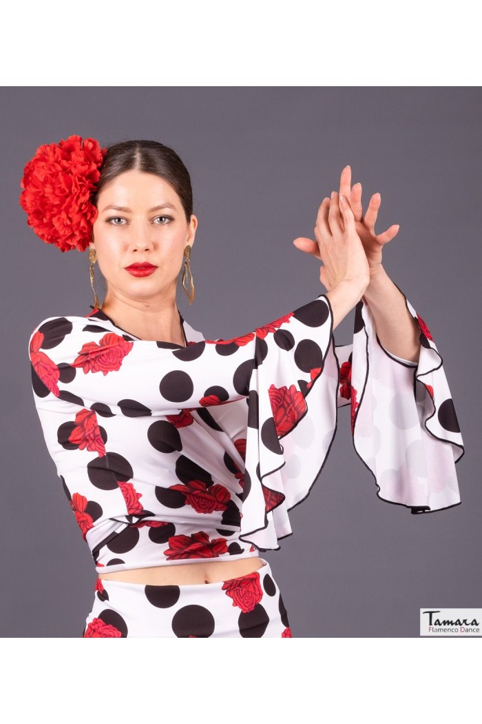  Body/Camiseta flamenca MUJER model Chupita Farandula - Elastic knit 