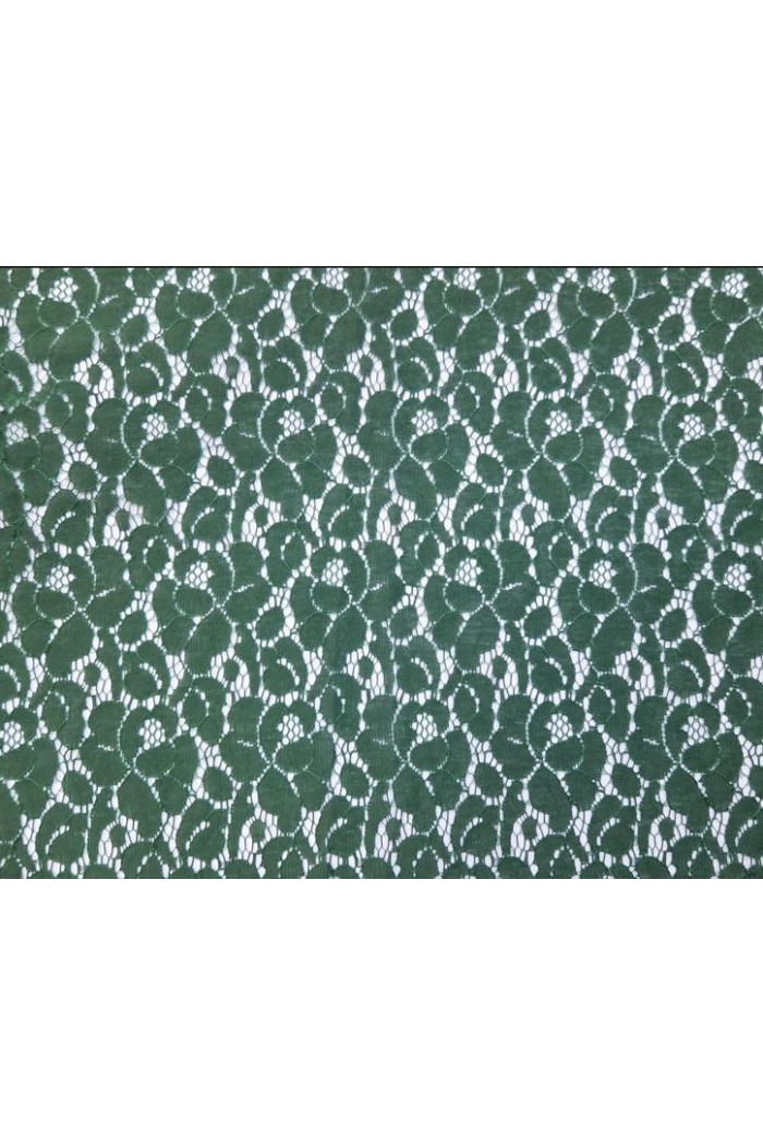 Châle foire uni/imprimé/lacé modèle Châle Femme - Dentelle Vert Bouteille