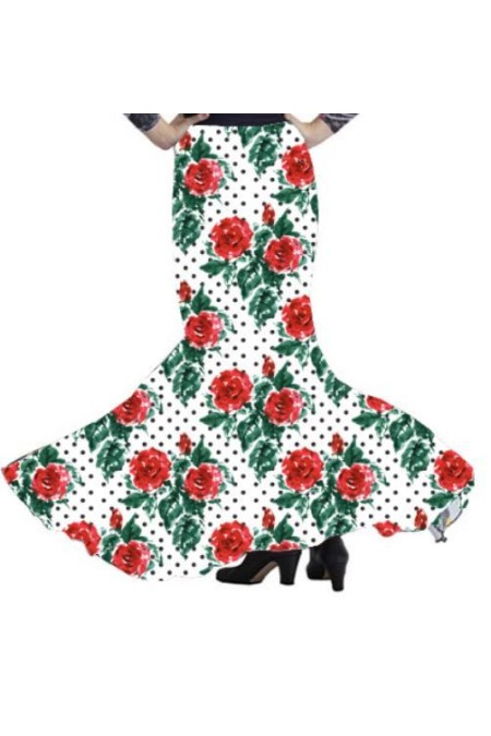 Jupes flamenco FEMME modèle Cante - Tricot élastique (En stock) 