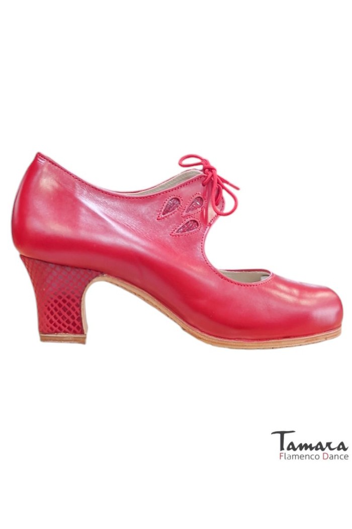 Tamara Flamenco shoes - Professionals model Flamenco shoes Fandango Red