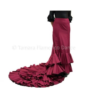 tailed gown bata de cola - Faldas de flamenco a medida / Custom flamenco skirts - Basic Tailed Gown