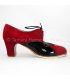 zapatos de flamenco profesionales en stock - Begoña Cervera - Acuarela Cordonera