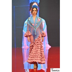 Robes flamenco Roal modèle Robe de flamenco Clavellina rose 