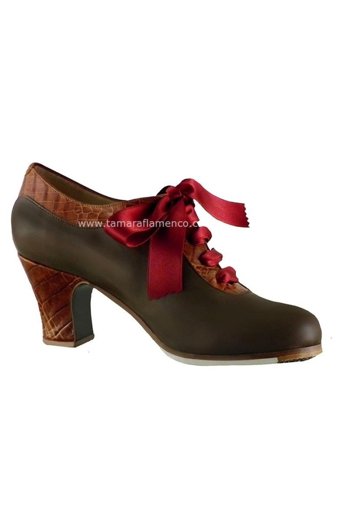 Zapatos de flamenco Profesionales Begoña Cervera modelo Zapatos de flamenco Ingles Coco - En stock 