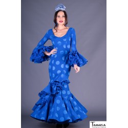 Trajes de Flamenca Aires de Feria modelo Traje de flamenca Bahia Azulina 